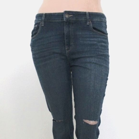 DESTRUCTED Skinny Jeans Women's Plus Size 18 STYLE & Co NWT - Picture 2 of 8